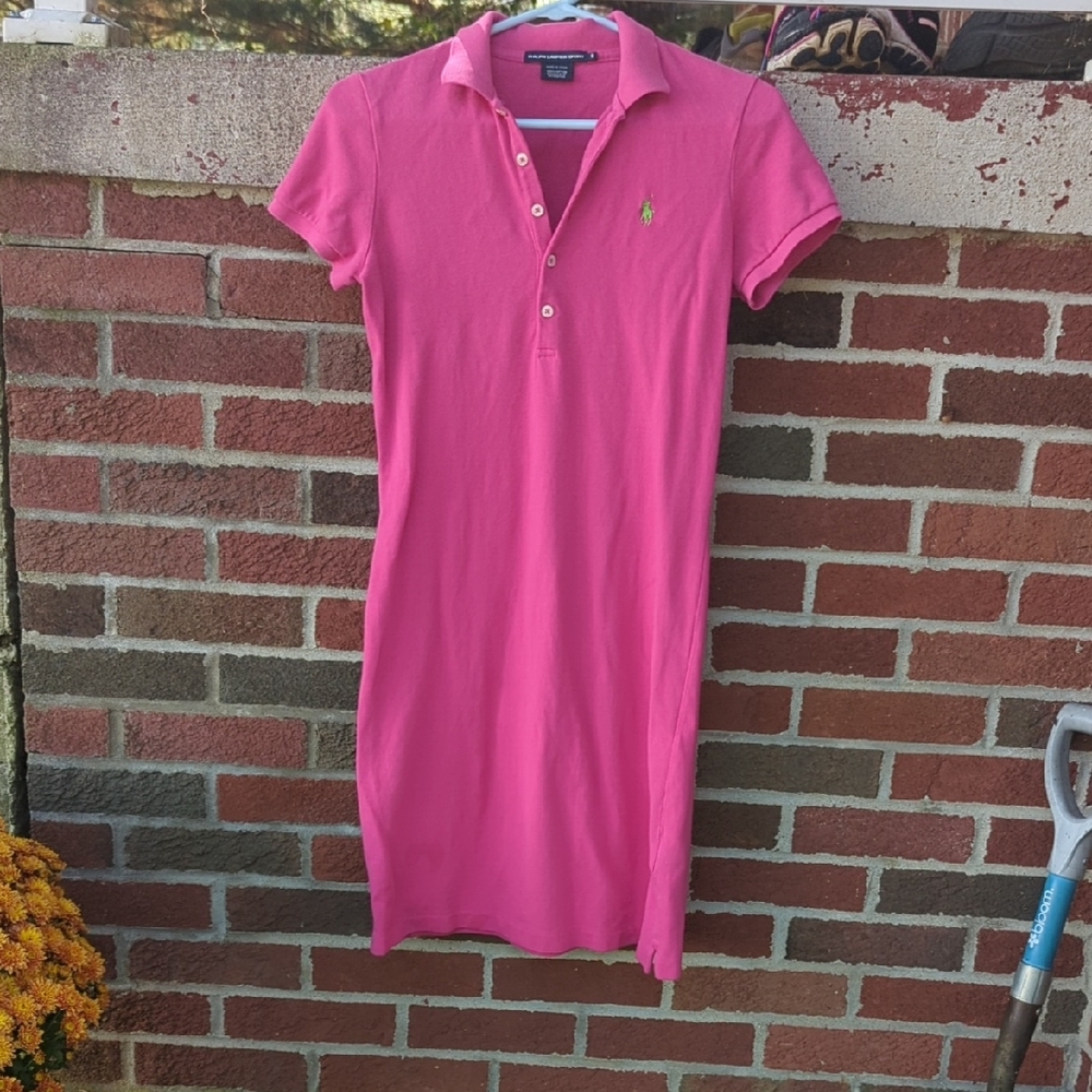 Ralph Lauren Pink Polo Dress